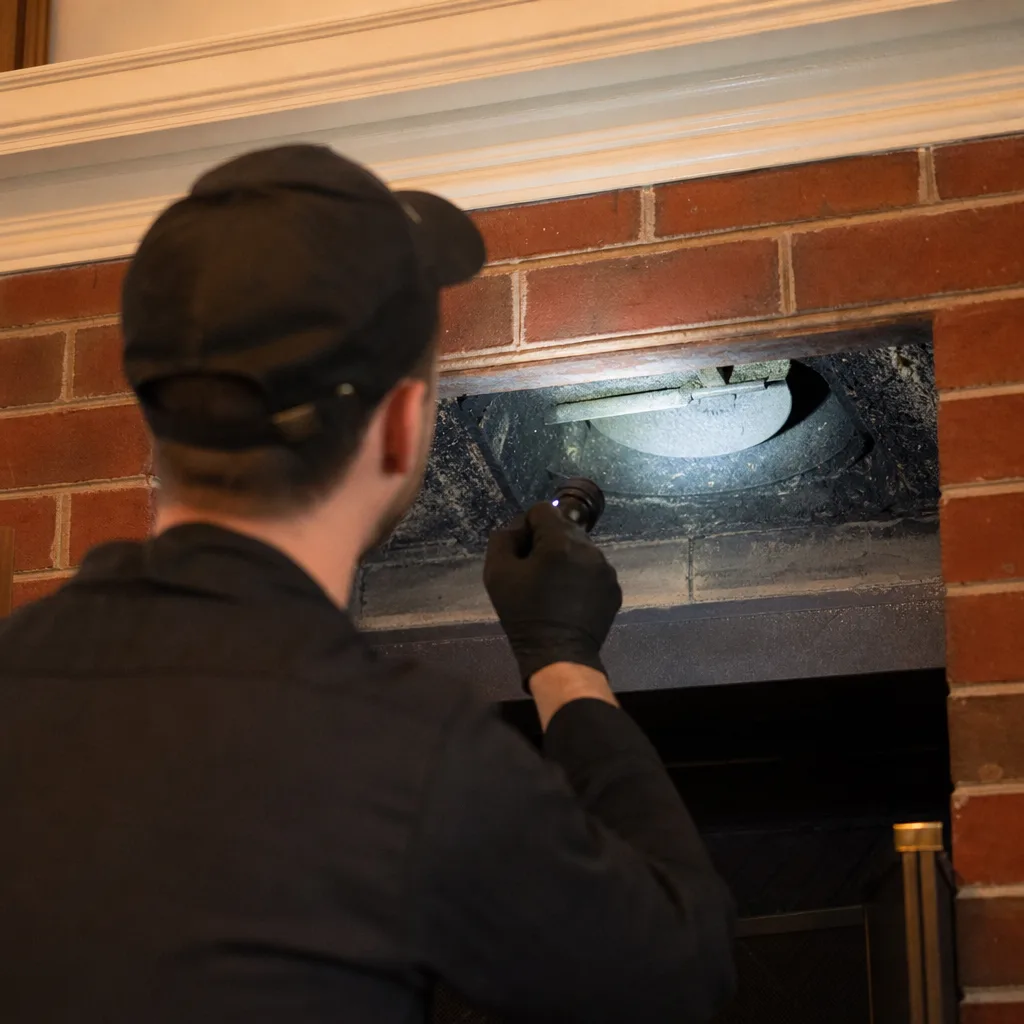 Illustration for chimney cleaning in Farragut